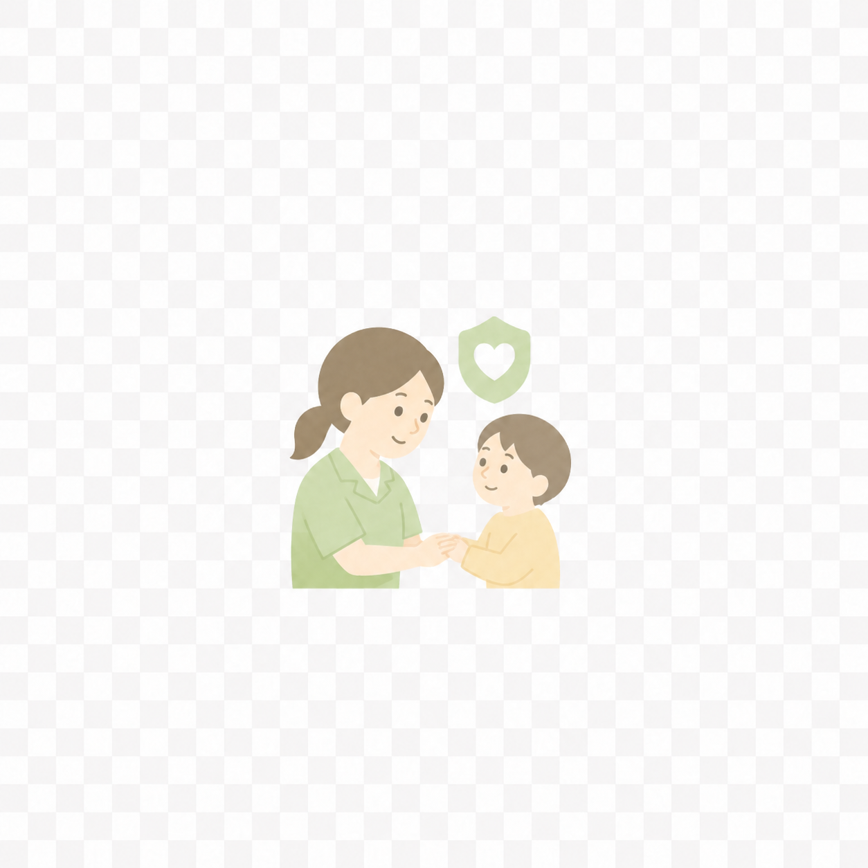 一人ひとりに寄り添う イラスト